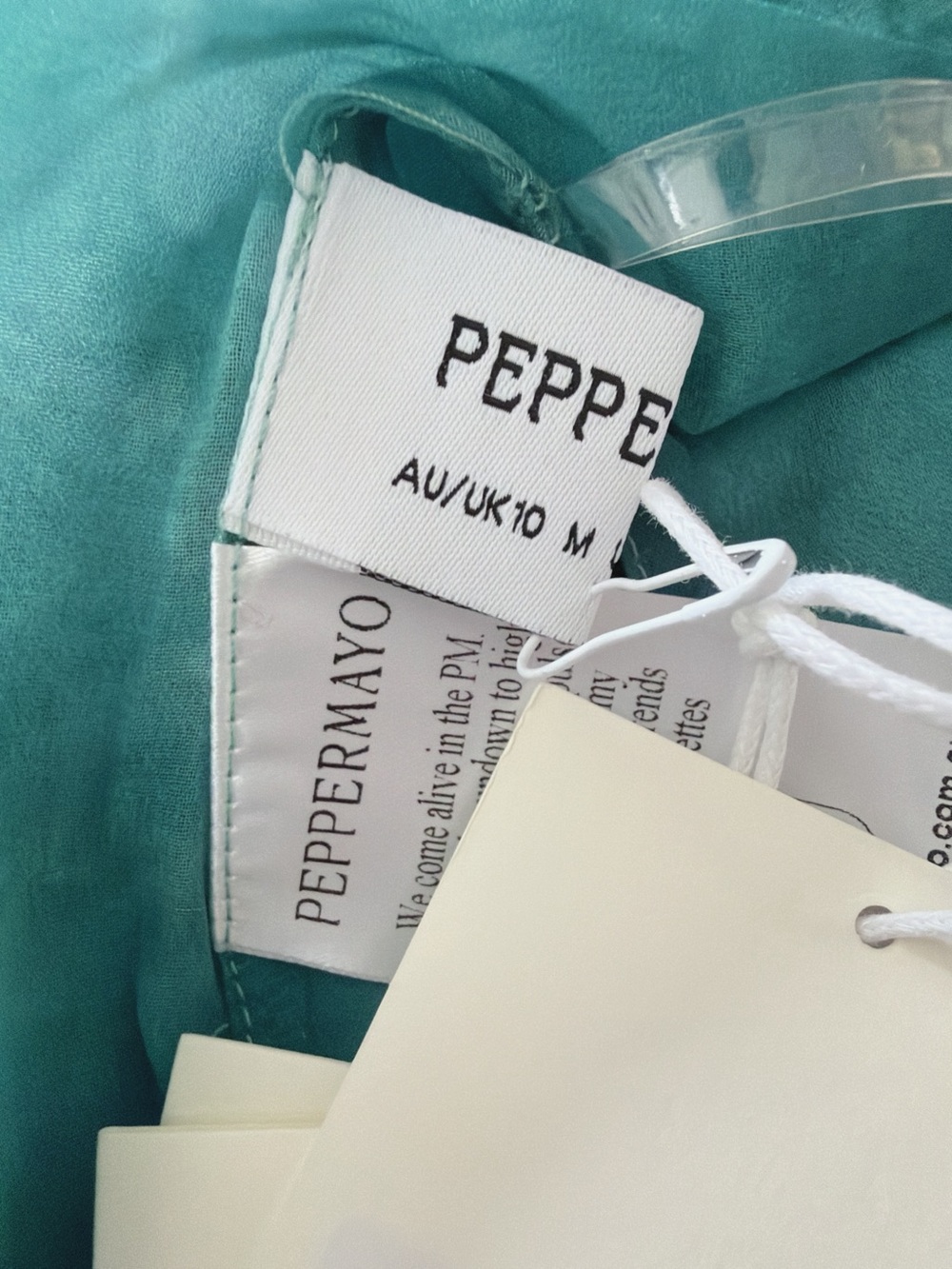 Peppermayo Teal-Green Lightweight Top - Picture 5 of 6